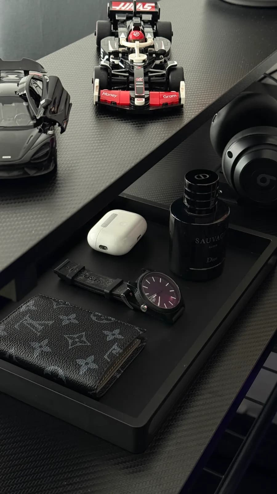 black valet tray 7