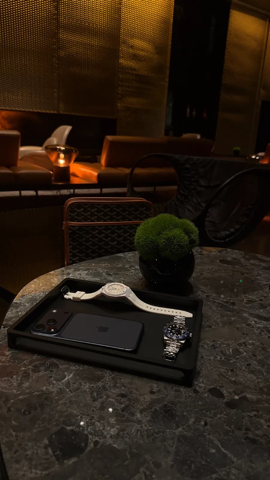black valet tray 8